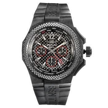 Breitling Bentley GMT B04 Black Stainless Steel Automatic Men's 